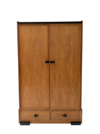 Art Deco Modernist Armoire or Wardrobe by Jan Brunott, 1920s